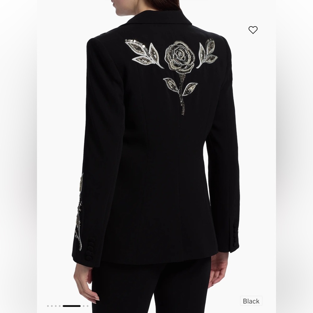 Cinq a Sept Karlie Beaded Paisley Blazer - Picture 4 of 8